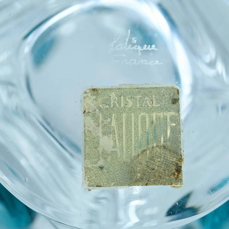 LALIQUE ラリック 香水瓶 Floride フロリダ ブルー S07-t020