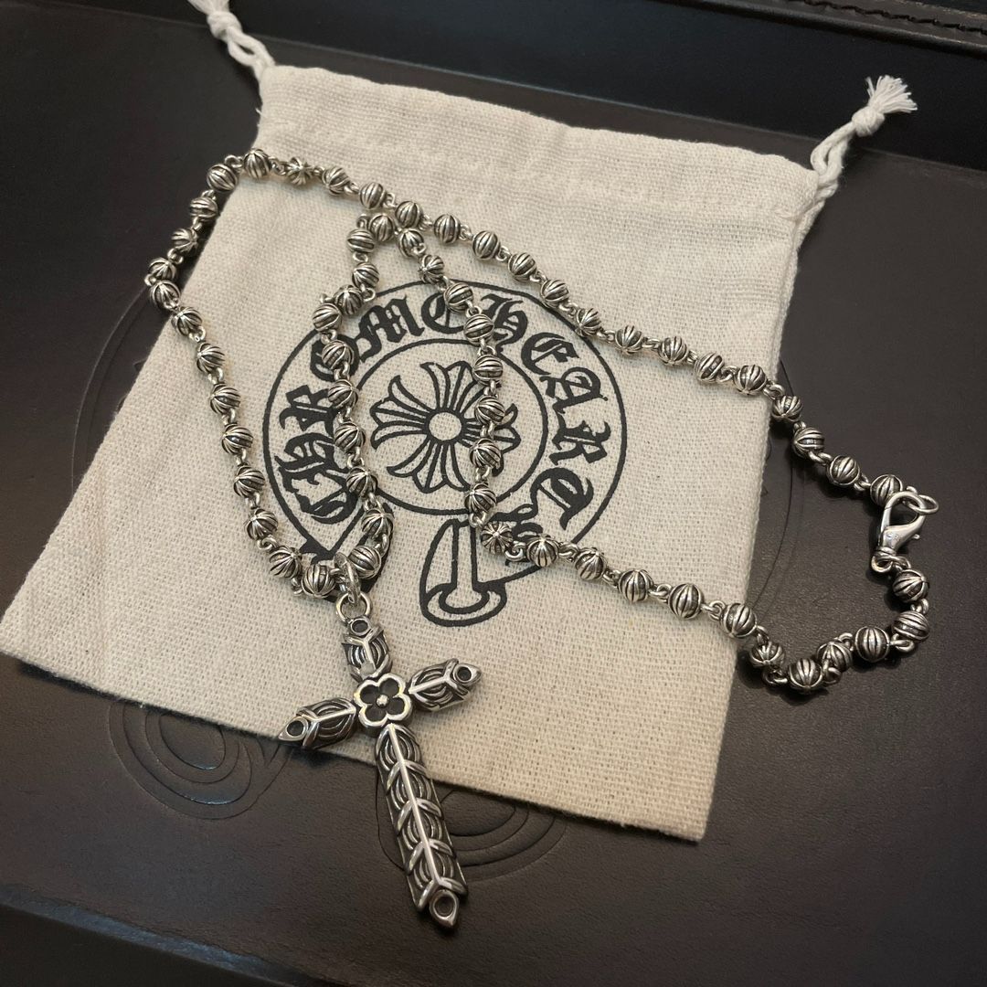 Chrome Hearts（クロムハーツ）シルバー　ネックレス　十字架