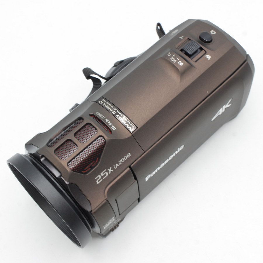 【美品】パナソニック HC-VX992M-T SDカード付き カカオブラウン デジタル4Kビデオカメラ 64GB内蔵メモリー 本体