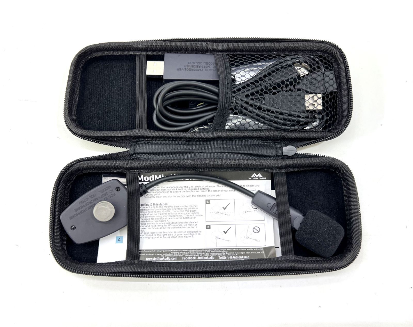 KD-0100 Antlion Audio ModMic ワイヤレス GDL-0700 ヘッドホン用 
