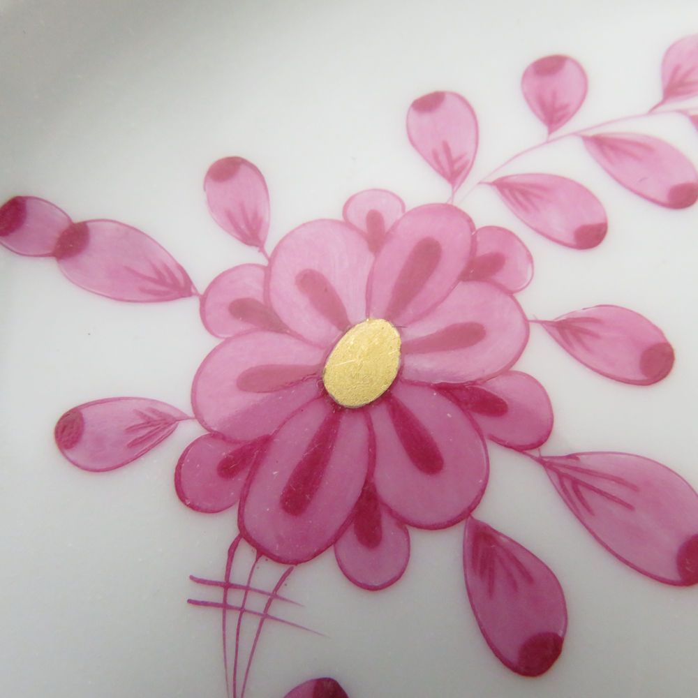  MEISSEN マイセン インドの華 ピンク 340410 中皿 18 cmプレート 皿 食器