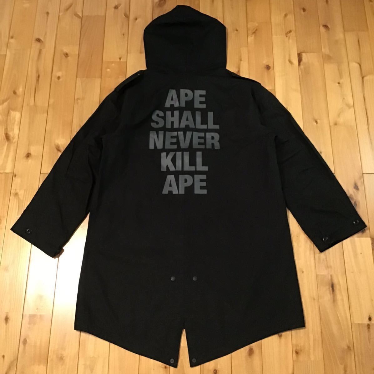 A BATHING APE  モッズコート BAPE LOGO モッズコート a bathing ape ベイプ エイプ - メルカリ