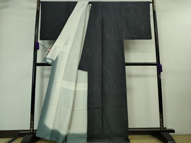 平和屋本店□極上 石川県指定無形文化財 牛首紬 白山工房 手織り 市川