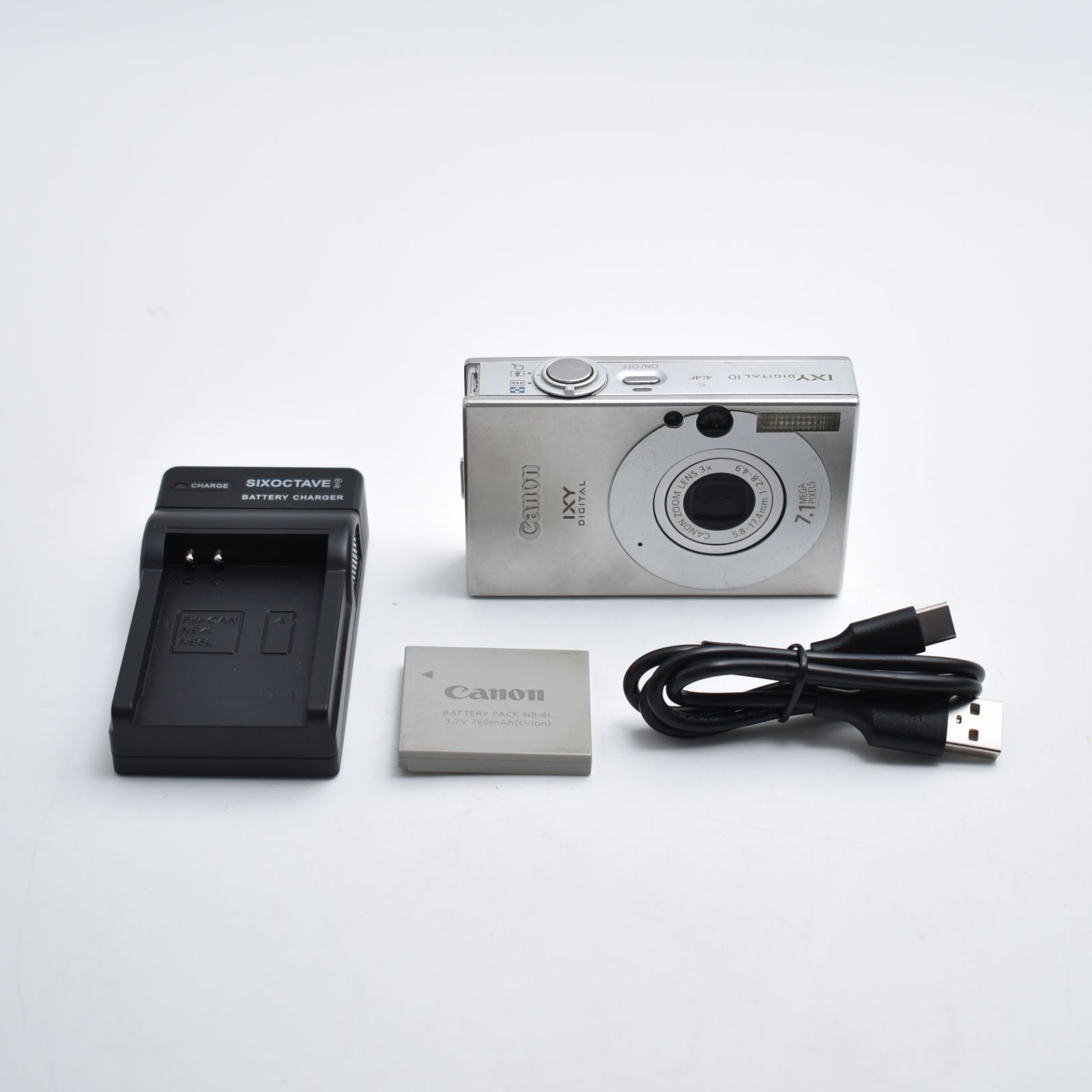B 9471 Canon デジタルカメラ IXY イクシ DIGITAL 10 シルバー IXYD10 SL