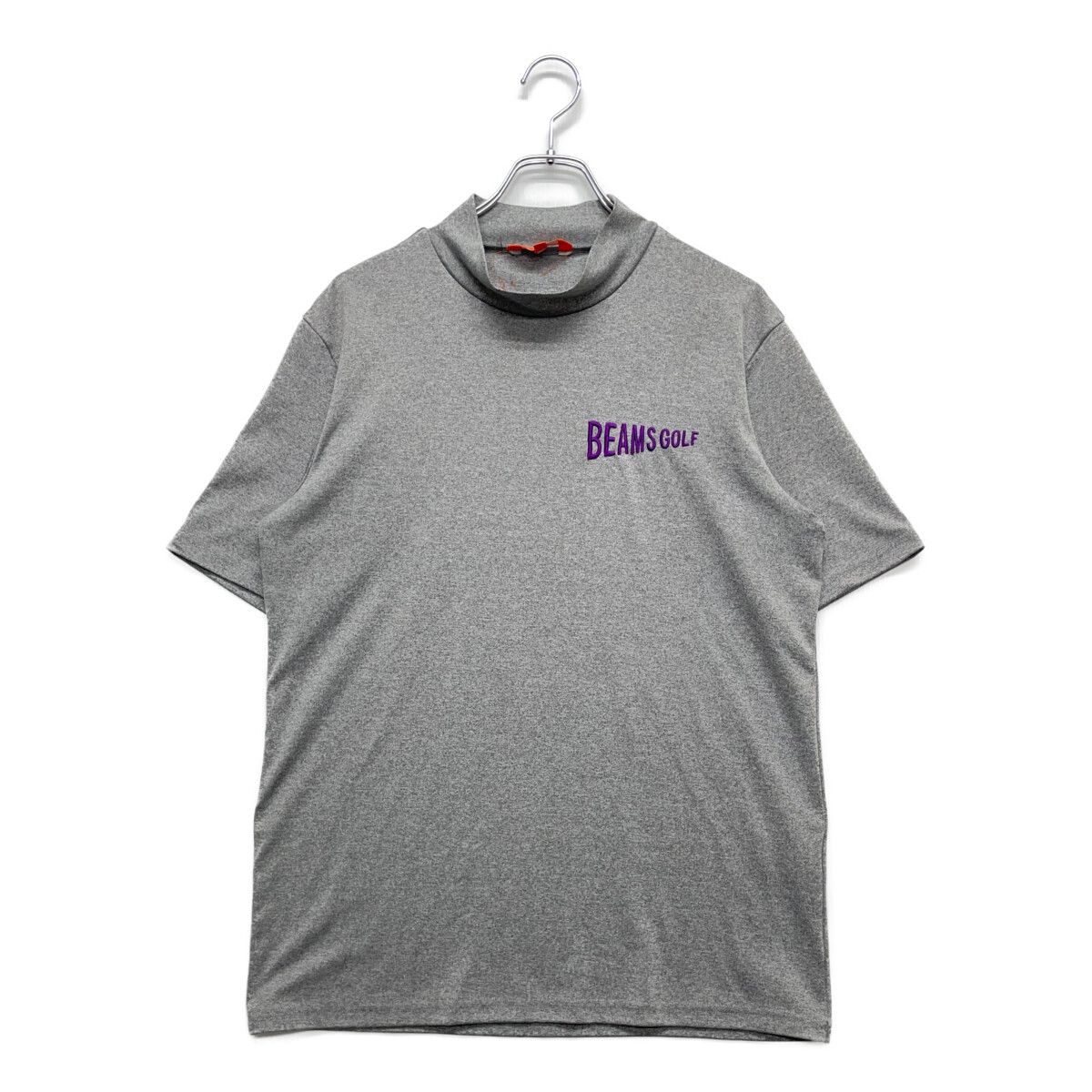  メンズ ビームスゴルフ BEAMSGOLF 半袖シャツ L グレー ハイネック カットソー