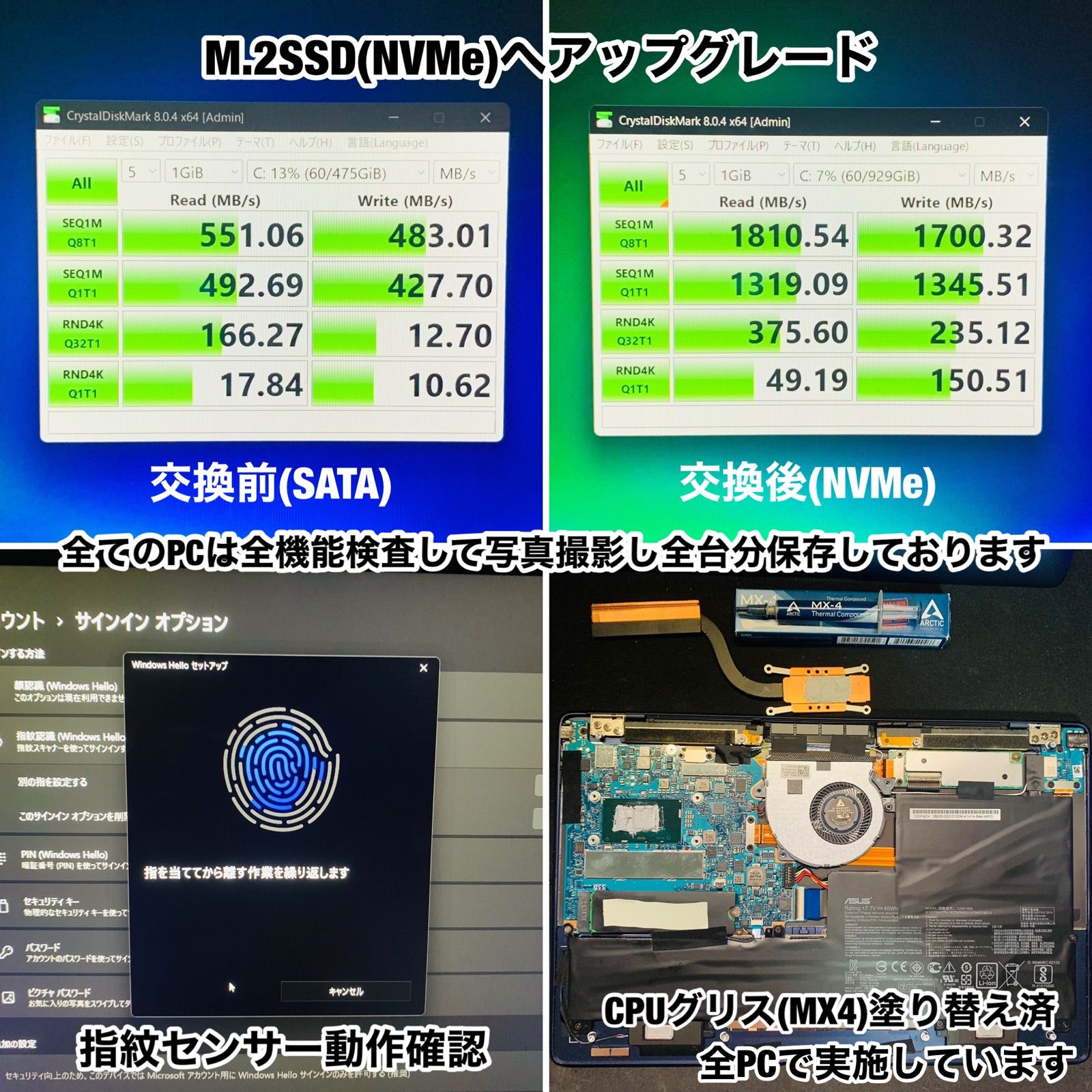 ☆新品NVMe M.2SSD☆ ASUSノートパソコン/core i7/オフィス | cprc.org.au