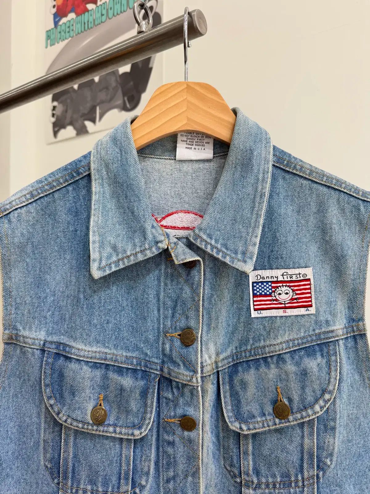 Danny first First 90s T Made USA | denim USA製 shirt KIDS USED 