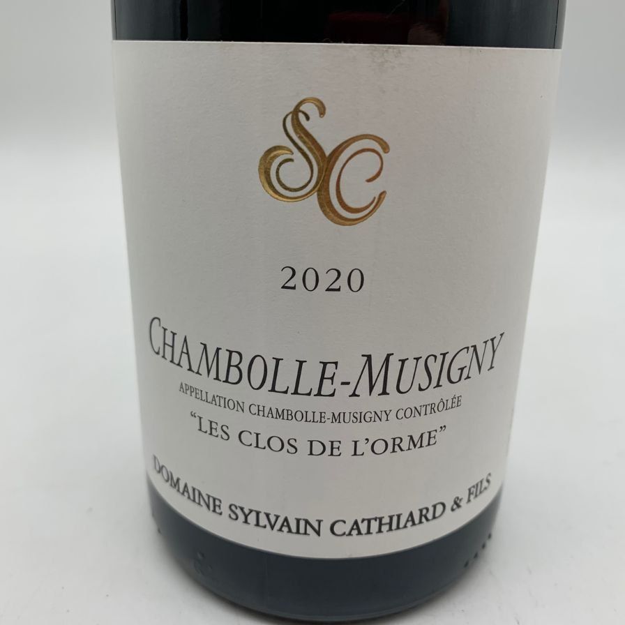 ドメーヌ シルヴァン カティアール シャンボール・ミュジニー 2020【X4