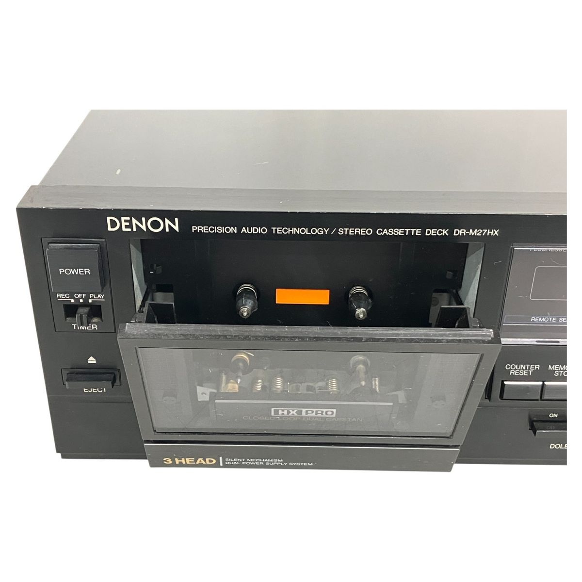 DENON カセットデッキ DR-M27HX DENON デノン DR-M27HX カセットデッキ ジャンク K10326177