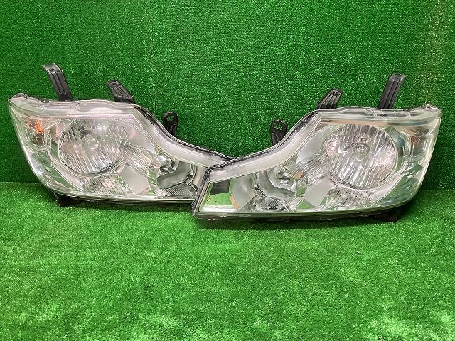コーティング加工済 RK1/2 ステップワゴン ヘッドライト左右 HID 前期 J0 コーナー無 バラスト付 241218219
