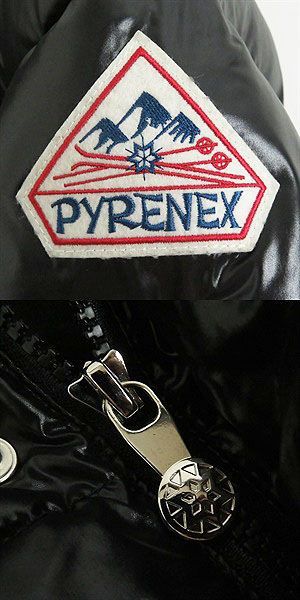 極美品□PYRENEX/ピレネックス YANNICK ロゴワッペン ハーフZIP プル