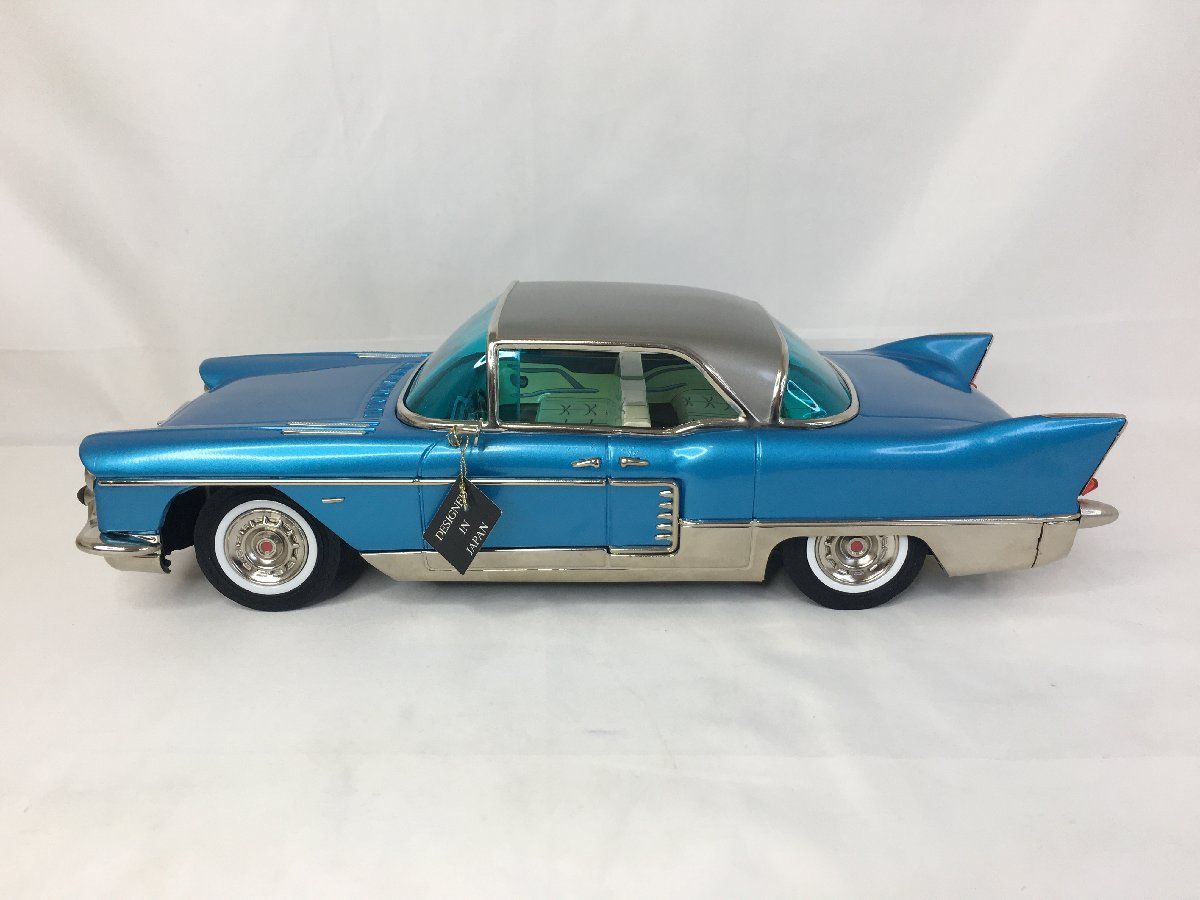 MARUSAN マルサン Cadillac ELDORADO BROUGHAM 1957＆1958 キャデラック エルドラド ブロアム 復刻版  ブリキカー 箱付き カラー：ブルー - メルカリ