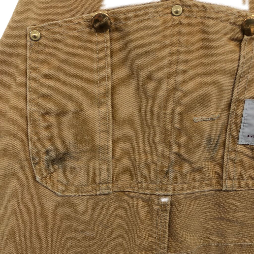 90年代 USA製 Carhartt カーハート ビブオーバーオール ダブルニー
