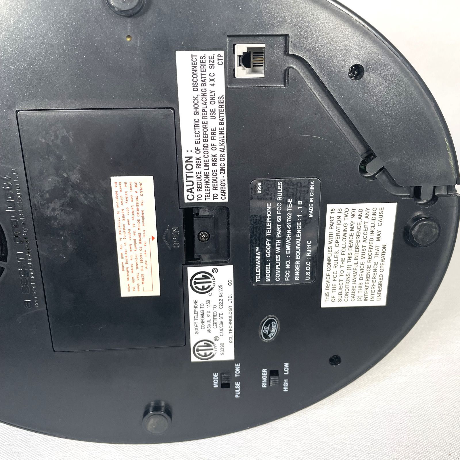 Goofy Animated Talking Telephone Disney グーフィー 電話 ディズニー