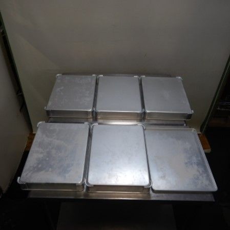 3【5枚+ふた1】EBM アルミ 大60 システム バット ギョーザ バット