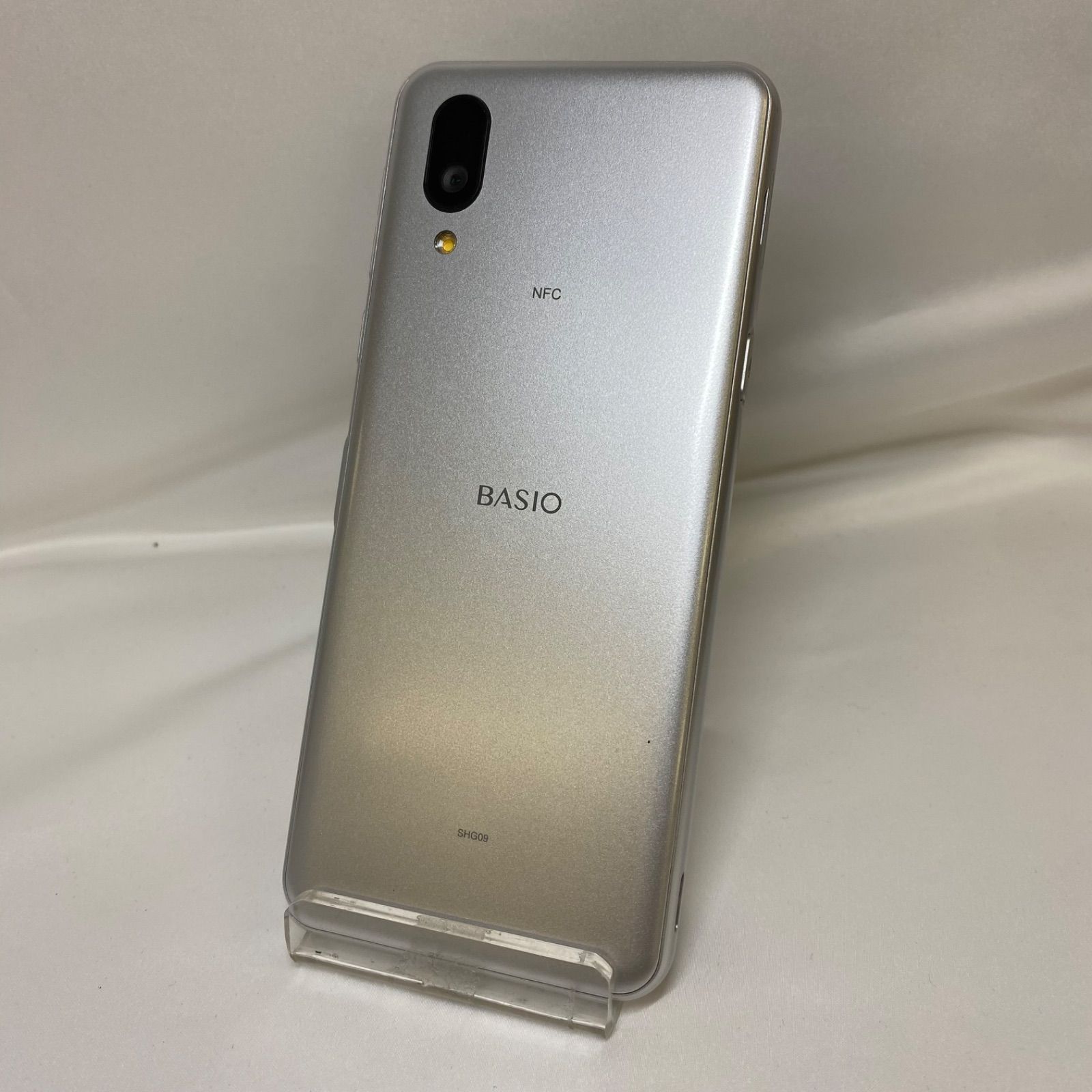 ☆【品】au BASIO active SHG09 レッド 良い シルバー ブルー BASIO