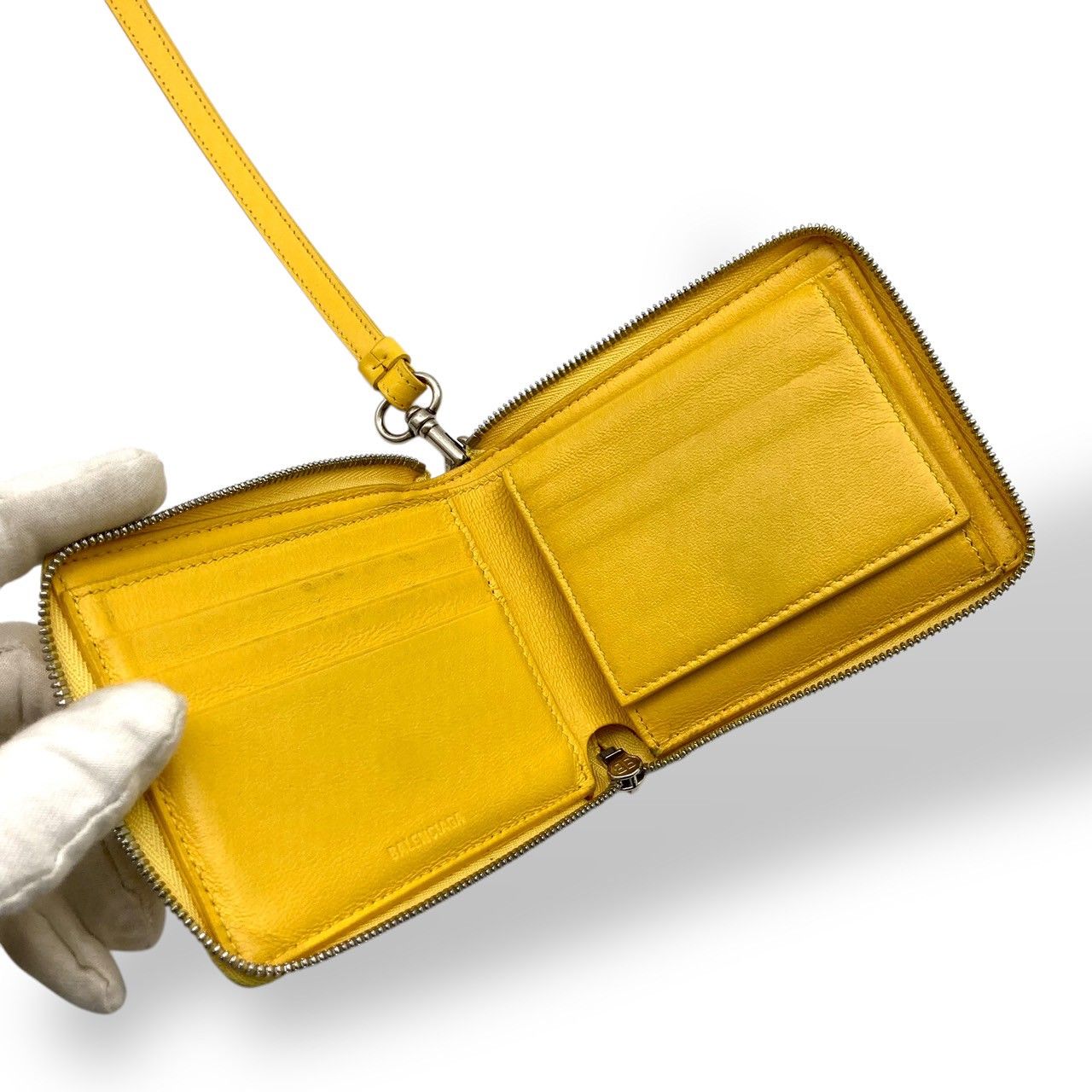 バレンシアガ シンプソンズストラップウォレット 二つ折り財布 限定