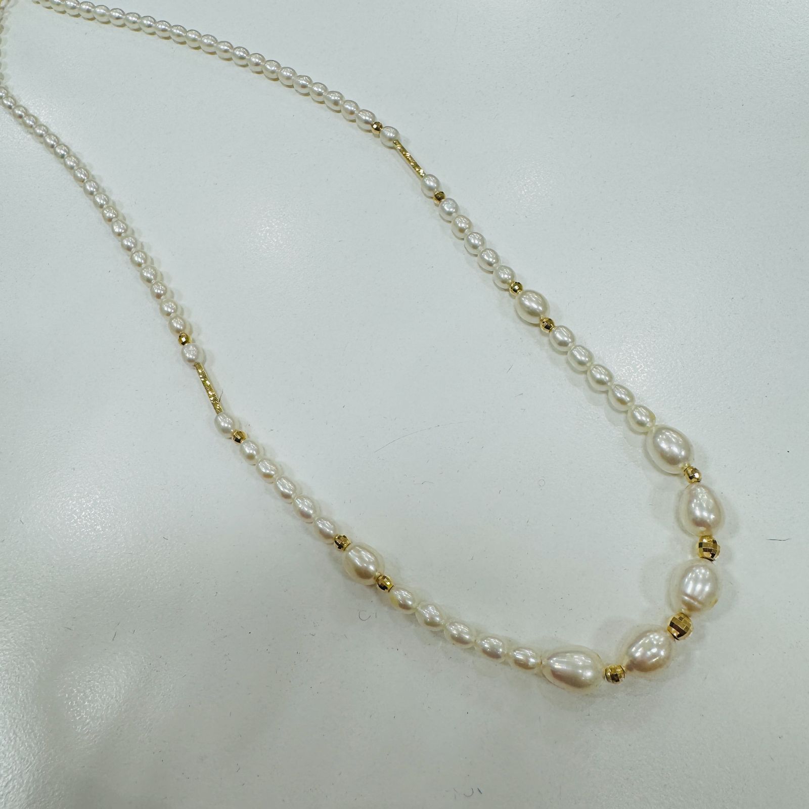 【新品未使用】タマヨシパール 本真珠　パール ネックレス　ゴールド k18 A【ヴィンテージ】 タマヨシパール 真珠 本真珠 パール