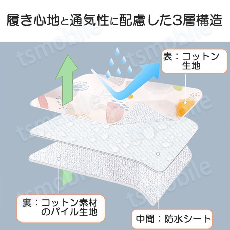 おねしょ防水パンツ 1枚 80 90 100 110 120 130 140cm-2