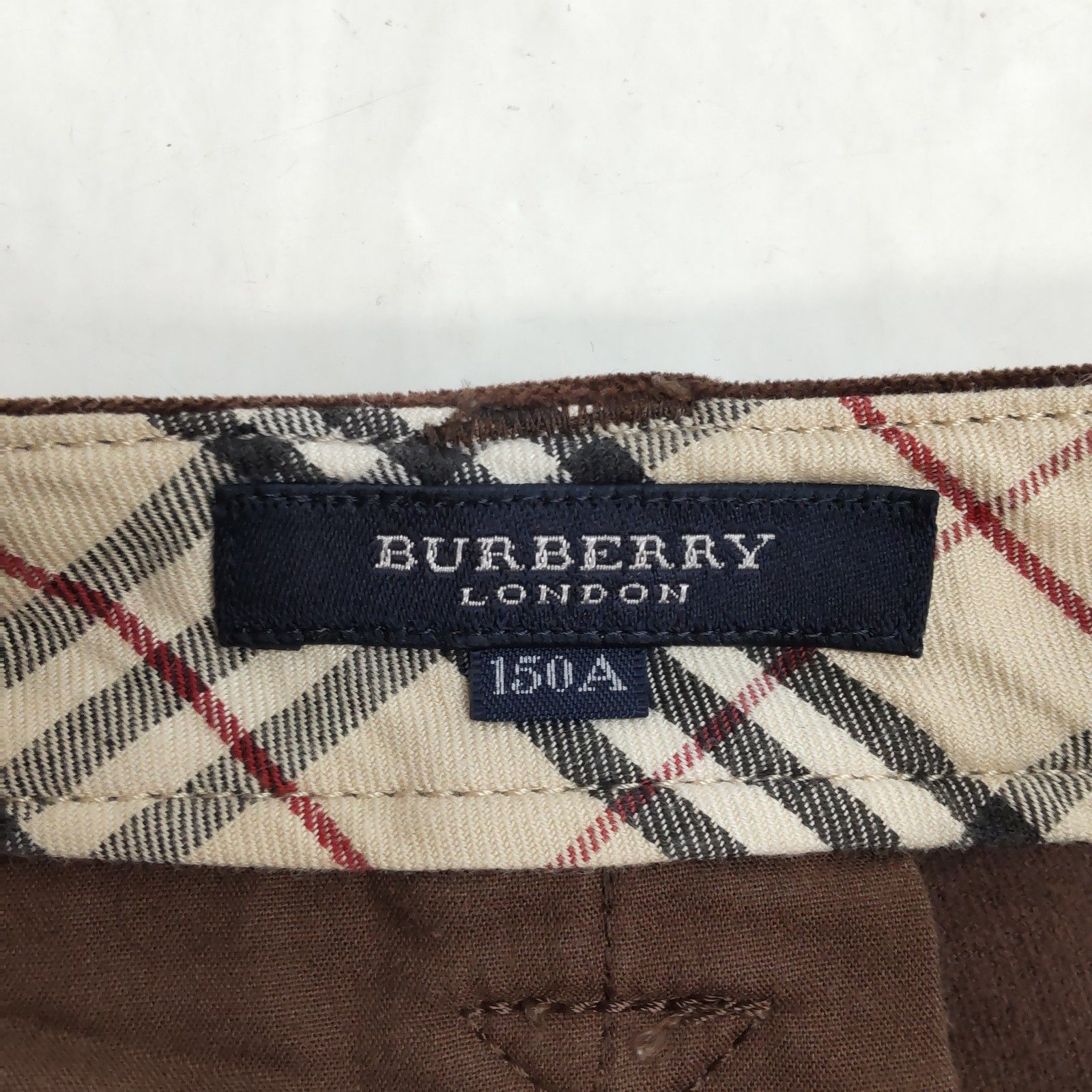 美品/三陽商会製☆BURBERRY【バーバリー】ベロアカーゴパンツ