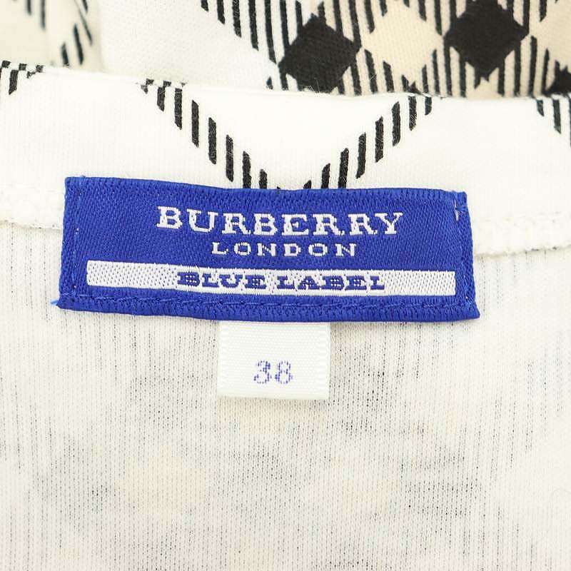 美品✨ バーバリーブルーレーベル ノバチェック　半袖 カットソー 38 BURBERRY BLUE LABEL - 【中古】 バーバリーブルーレーベル 半袖