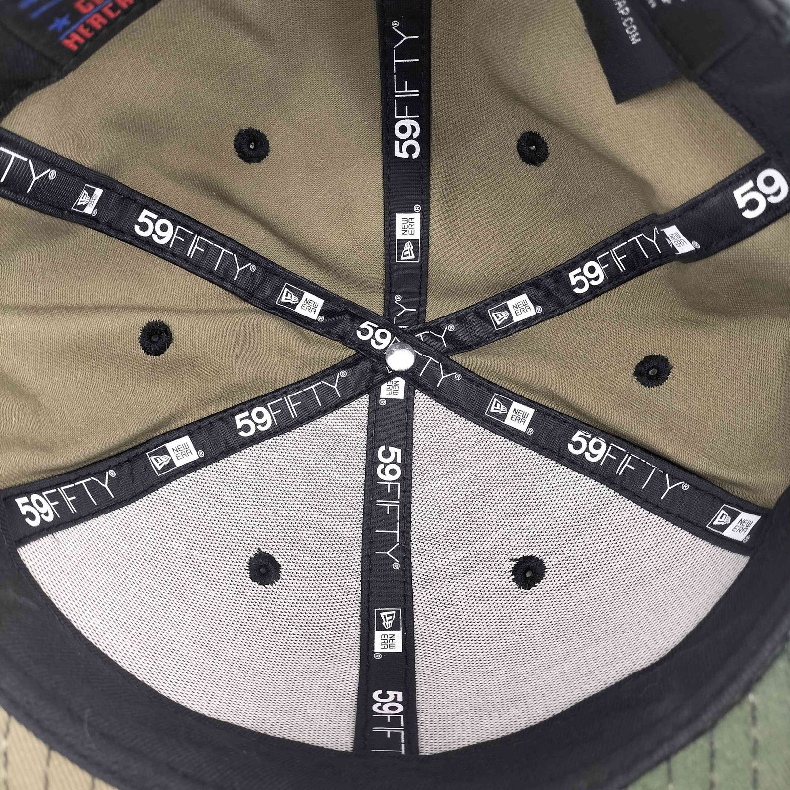 ニューエラ NEW ERA 59FIFTY 迷彩 チームロゴ 金刺繍 6パネル