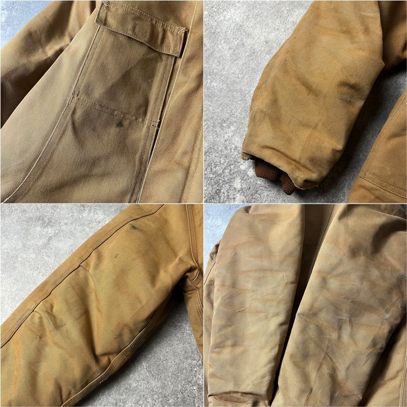 80s 90s USA製 Carhartt 中綿 キルティング ライナー ダック