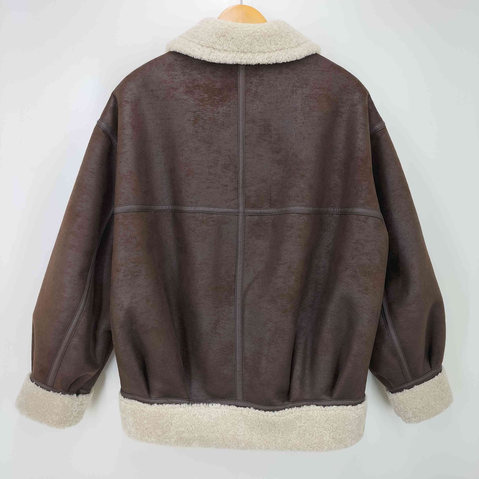 LAGUA GEM フェイクレザービンテージジャケット