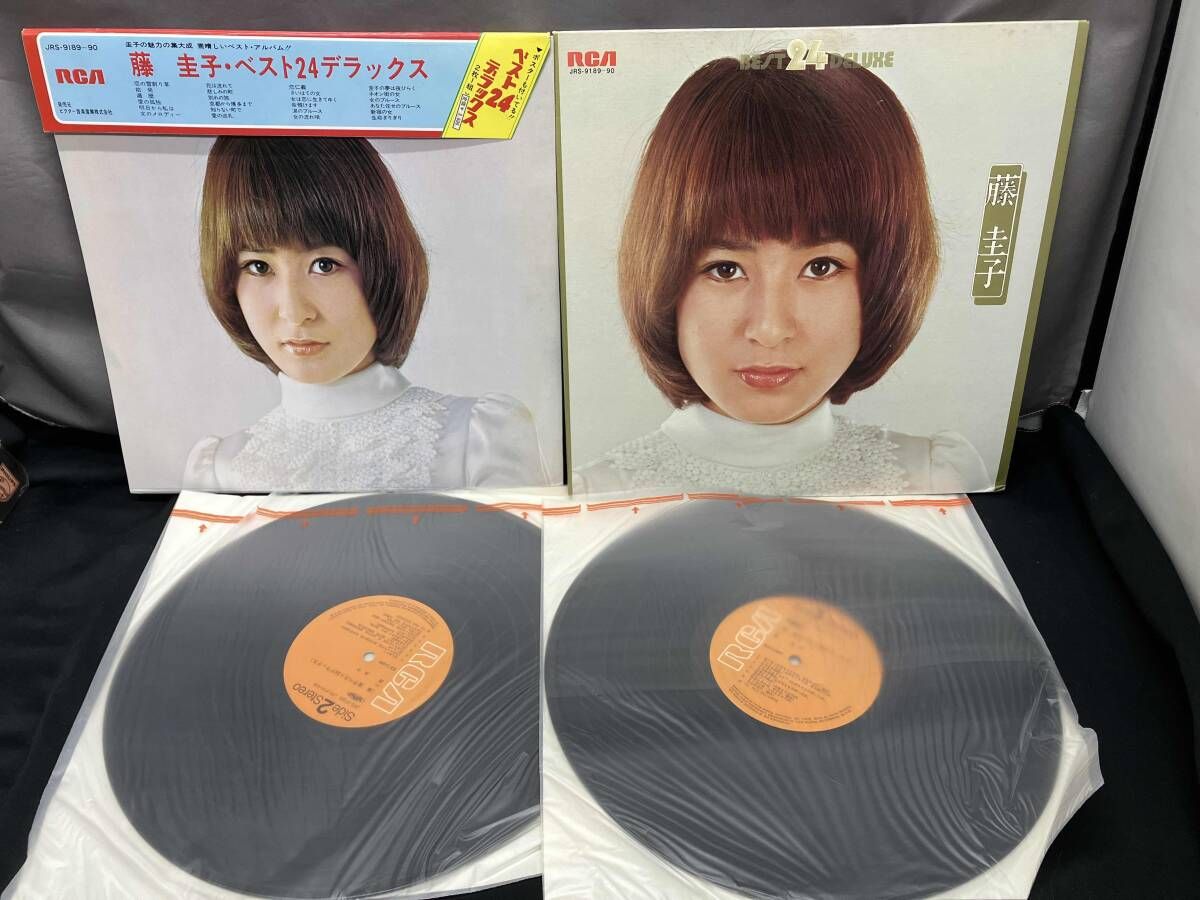 レコード]藤圭子 【LP盤】ベスト24デラックス - メルカリ