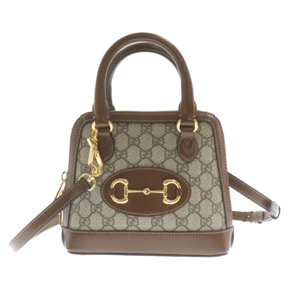 GUCCI (グッチ) 1955 ホースビット GGスプリーム ミニ トップ ハンドル