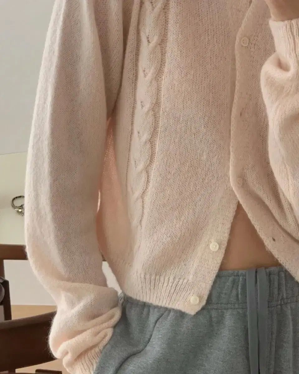 リットル ロミーアルパカカーディガン