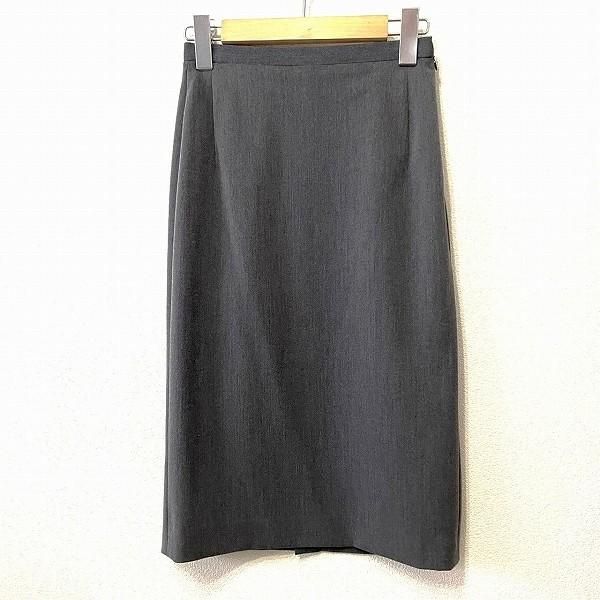 anc GKITALIYA 伊太利屋 スカート 9 グレー 無地 シンプル レディース