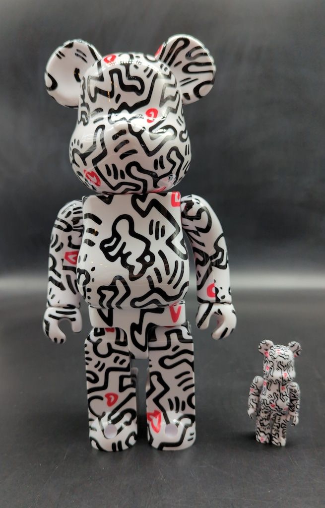 MEDICOMTOY BE@RBRICK KEITH HARING #8 100%&400% - メルカリ