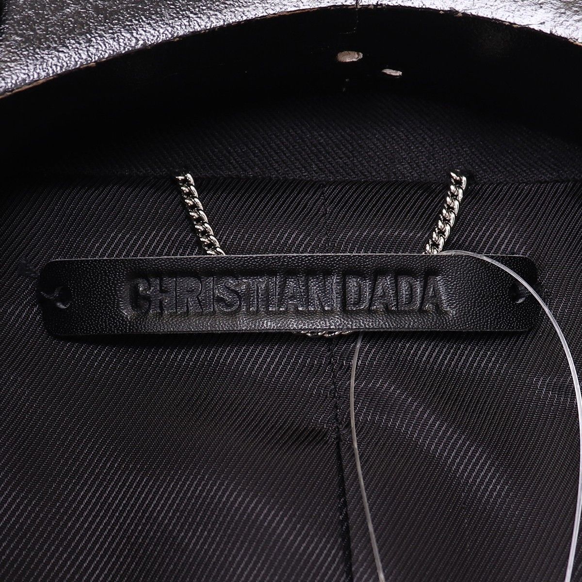 定番入荷 CHRISTIANDADA 別注 コットンリネンライダースジャケット 44