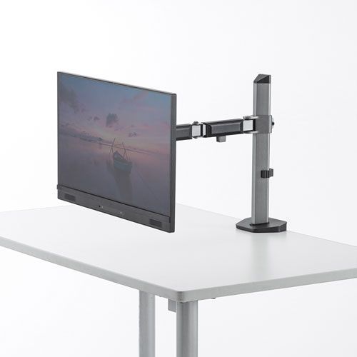 サンワサプライ 水平液晶モニターアーム 1画面用 CR-LA2001