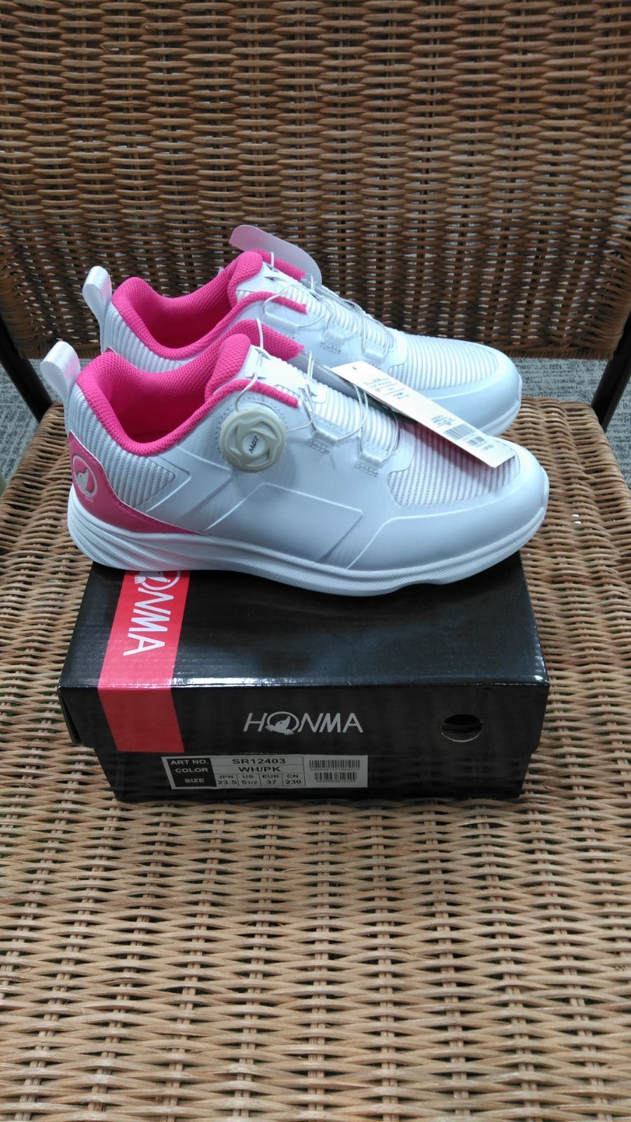 ゴルフシューズ ホンマ 本間ゴルフ SR12403 4E WH SL 26㎝ HONMA GOLF