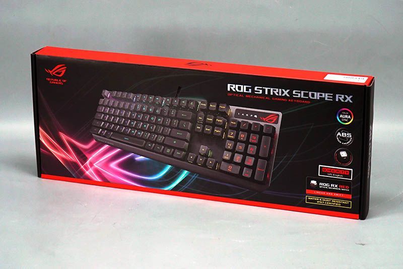 【新品・メーカー保証付き】ASUS XA05 ROG STRIX SCOPE RX/RD/US ゲーミングキーボード