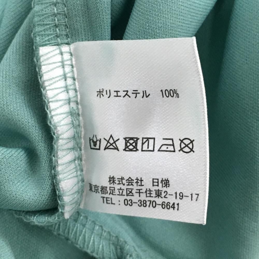 け10●adabat 半袖ハイネックシャツ L 未使用品ライトグリーン け10○adabat 半袖ハイネックシャツ L 未使用品ライトグリーン