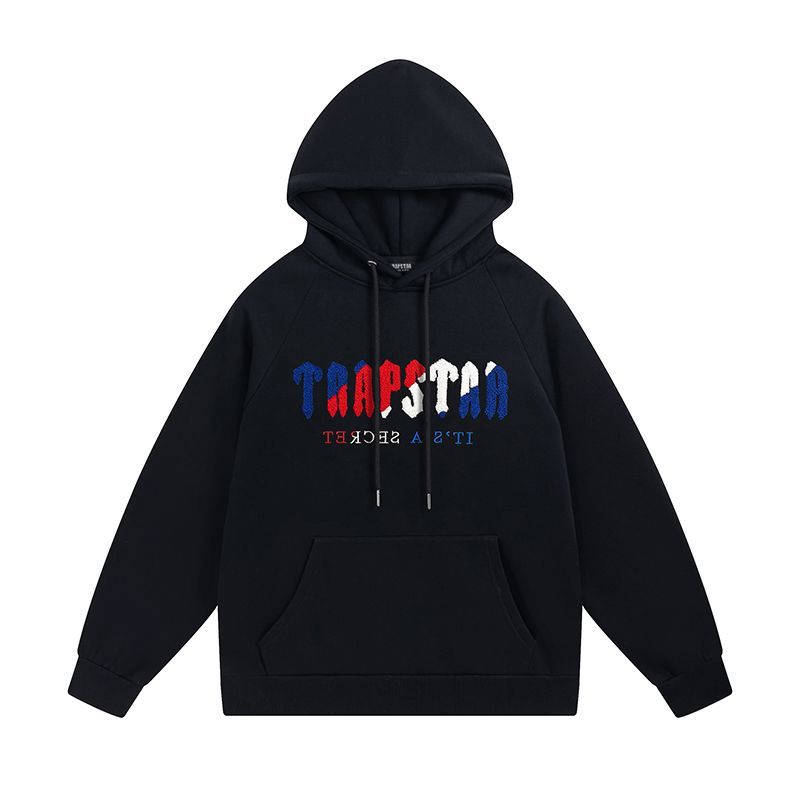 Trapstar トラップスター セットアップ パーカー フーディ 秋冬 裏起毛 カンガルーポケット 欧米ファッション 新品未使用 トレーナー  スウェット ズボン 刺繍 2色 ブラック グレー 男女兼用 メンズ レディース 人気 カッコウイイ タグあり - メルカリ