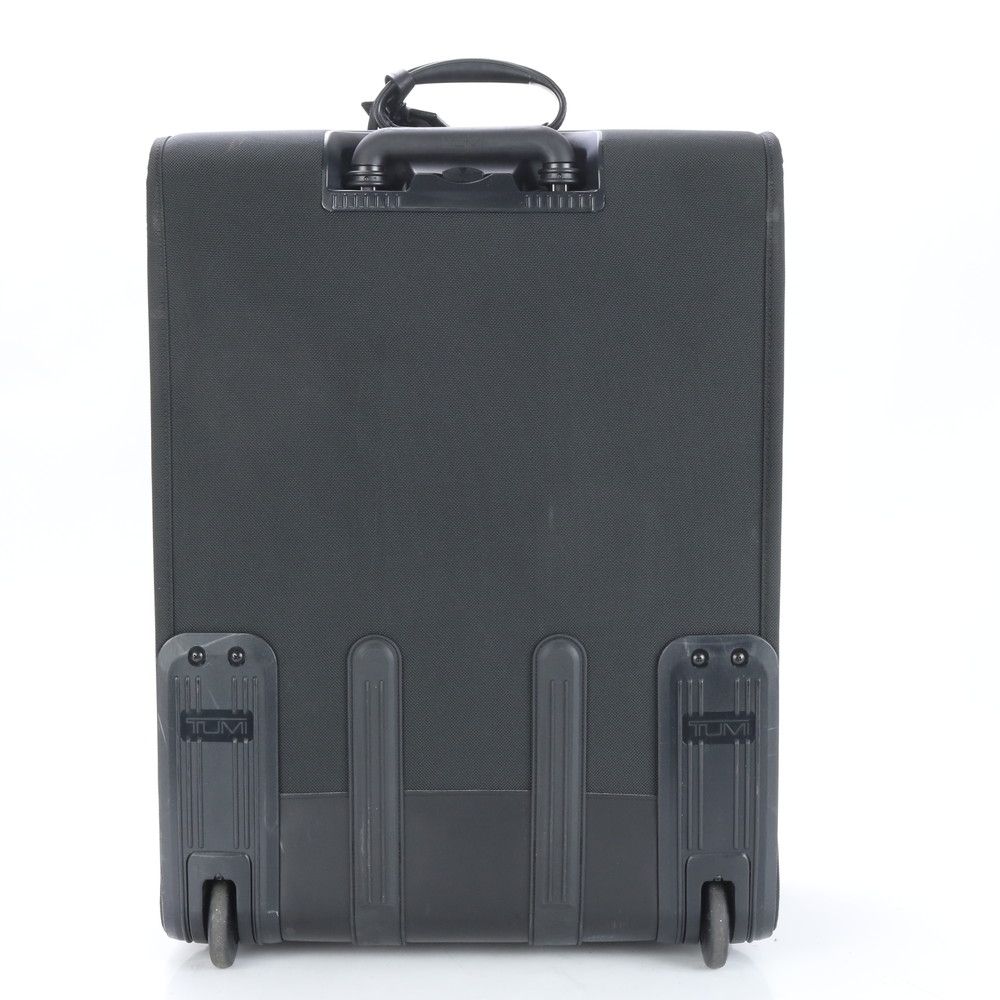 TUMI キャリーケース 2輪 オールレザー ブラック ガーメントケース付