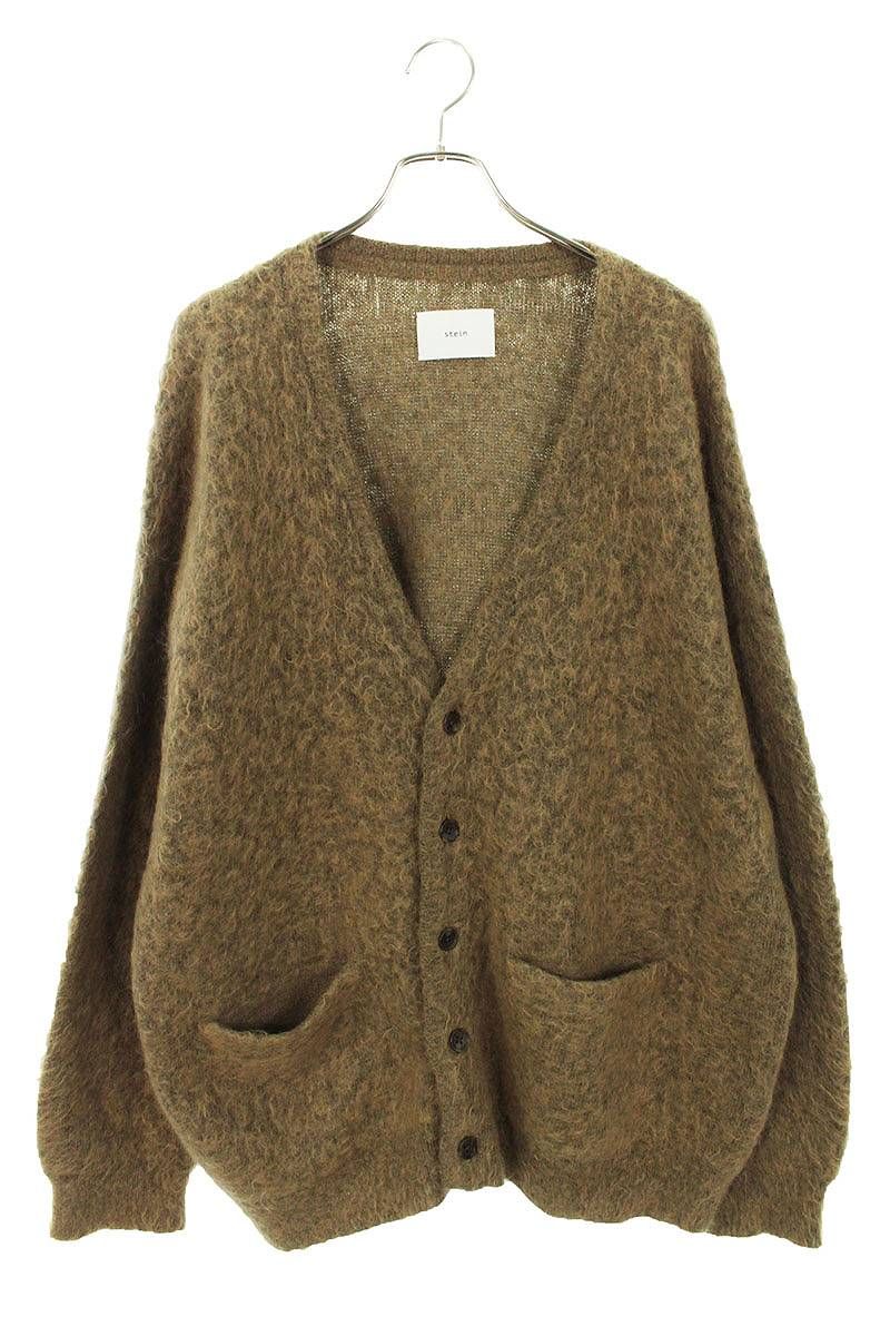 シュタイン 22AW ST.380-1 KID MOHAIR CARDIGAN キッドモヘア