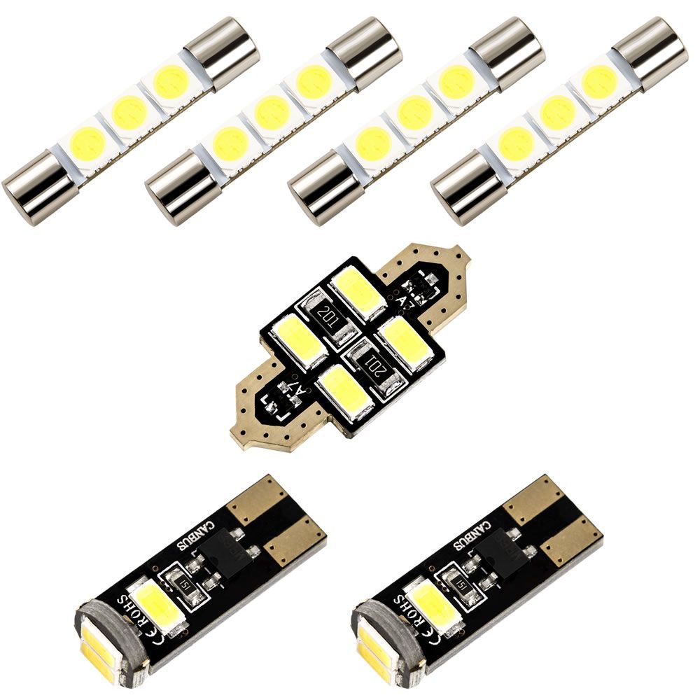 USトヨタ 2代目 タコマ [H17-H27] LED ルームランプ 金メッキ キャンセラー内蔵 SMD 24発 7点セット