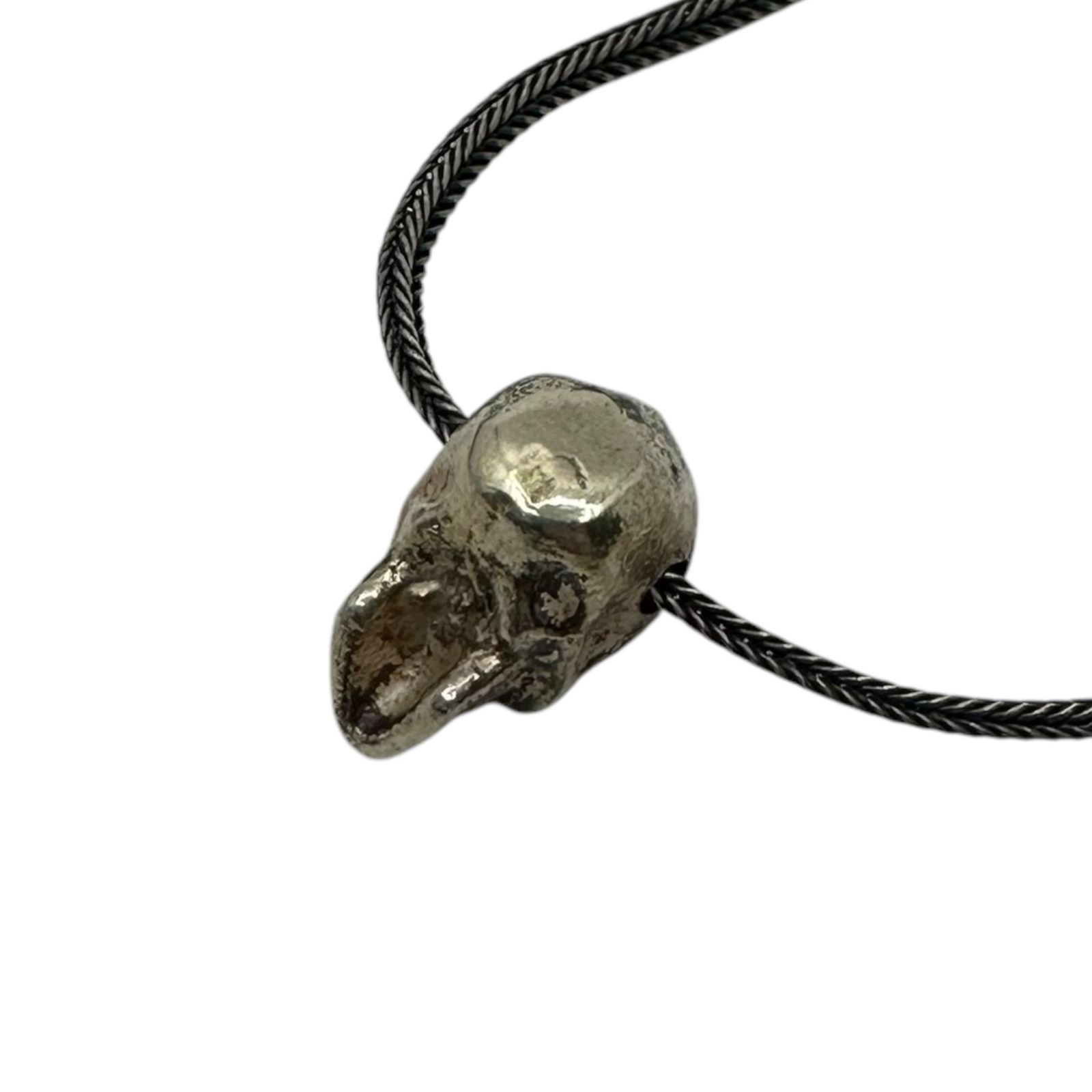 新品未使用emanuelebicocchiエマヌエーレ ビコッキスカルネックレス Emanuele Bicocchi(エマヌエーレビコッキ) 925 silver skull top