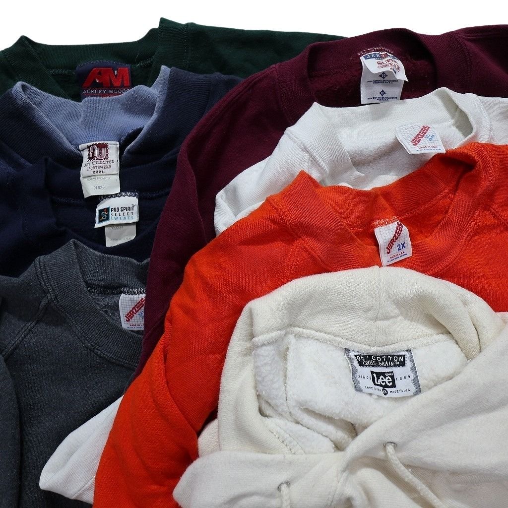 【US古着】スウェット　まとめ売り　卸売り　仕入れ　9枚古着 M3 US古着】スウェット まとめ売り 卸売り 仕入れ 9枚古着 M3