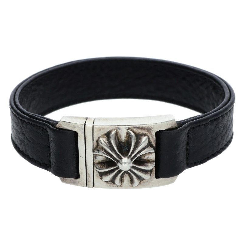 クロムハーツ HARNESS CLASP ハーネスクラスプ レザーブレスレット メンズ 8