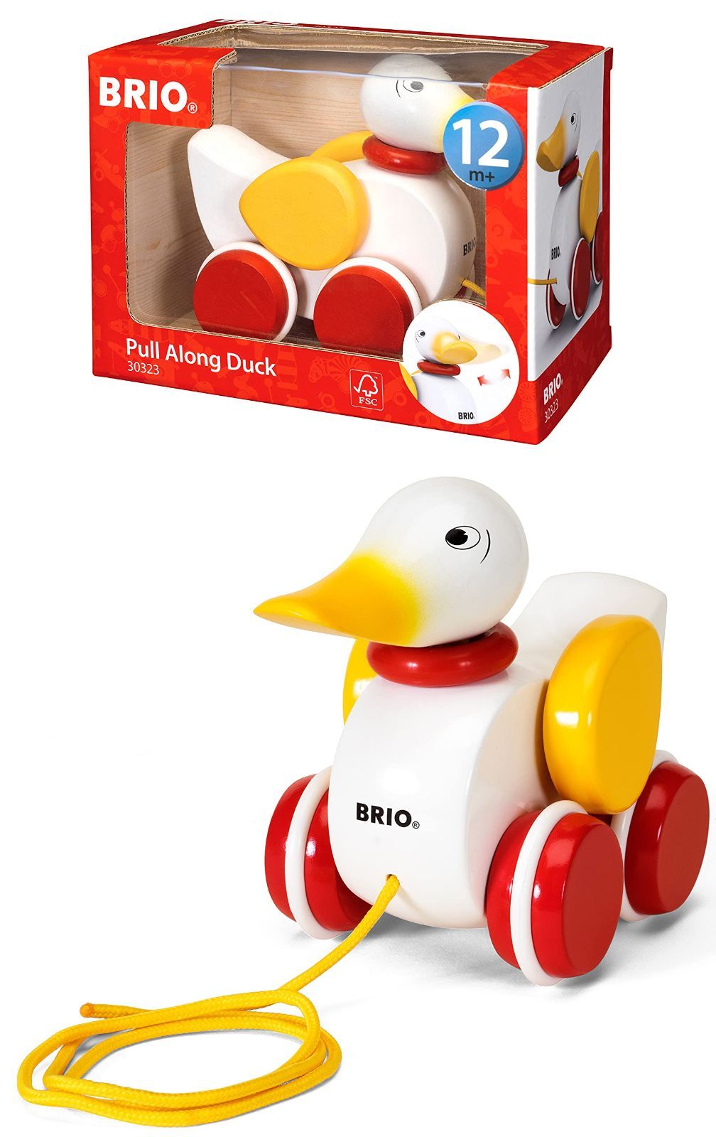 【在庫セール】[ 木製 ダック おもちゃ プルトイ ] (ブリオ) 30323 BRIO