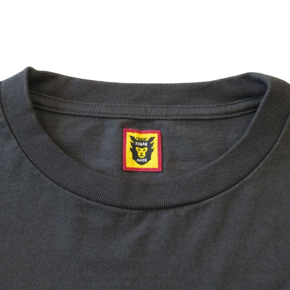 HUMAN MADE ネイビー 長袖カットソー　M 新品同様 HUMAN MADE ヒューマンメイド ロング Tシャツ