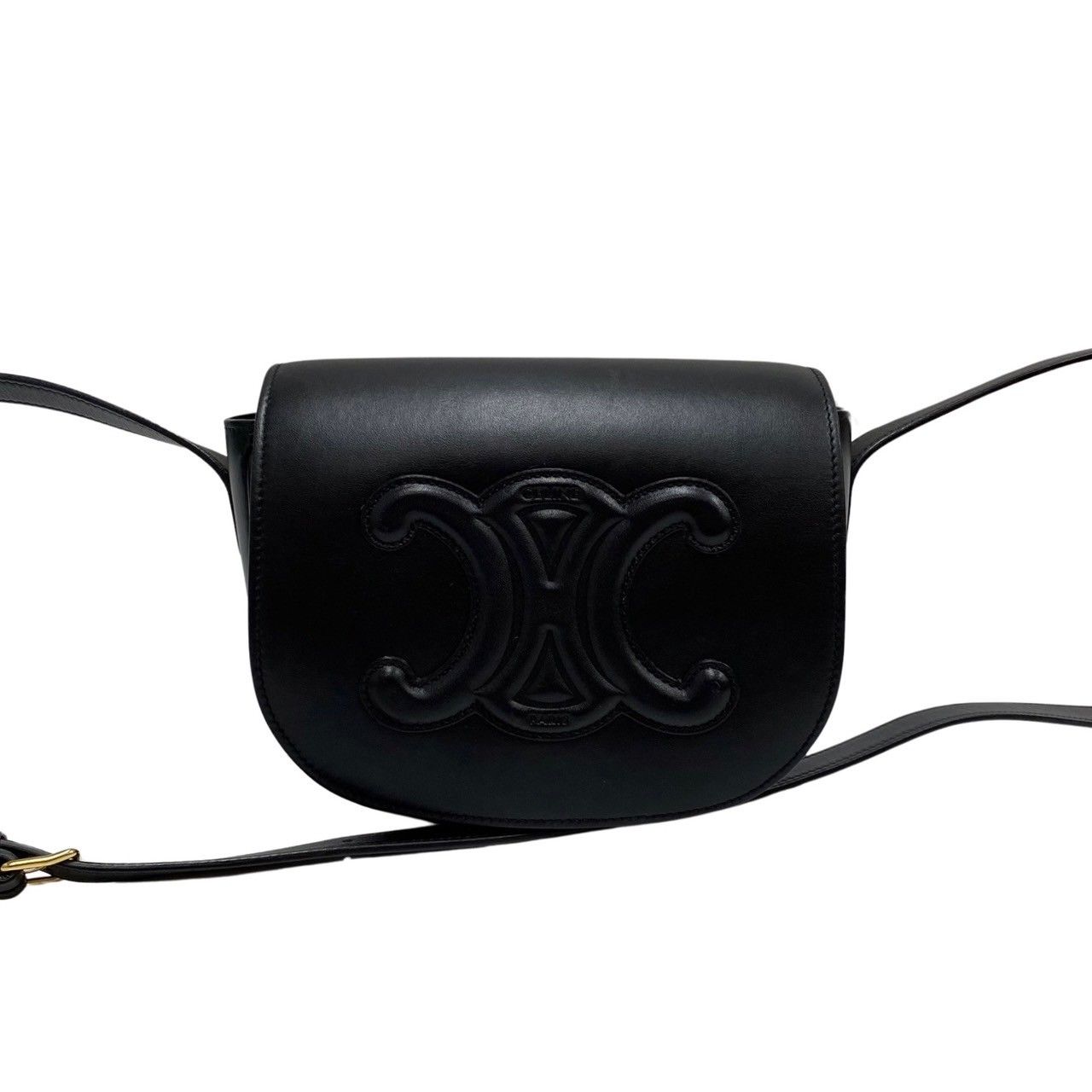 極 美品 袋付き CELINE セリーヌ フォルコキュイル トリオンフ ロゴ 極 美品 袋付き CELINE セリーヌ フォルコキュイル トリオンフ ロゴ