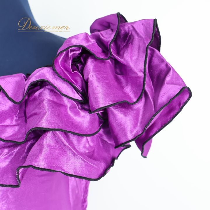 【美品 フラダンス衣装】ピンク Paondor ワンピース ドレス 紫 パープル 美品 フラダンス衣装】ピンク Paondor ワンピース ドレス 紫