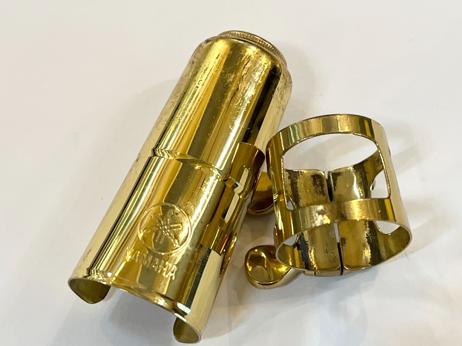 専用　アルトサックス　マウスピースヤマハ 4CM 　カスタムキャップ　リガチャー ヤマハカスタム 4CMアルトサックス用マウスピース・リガチャー